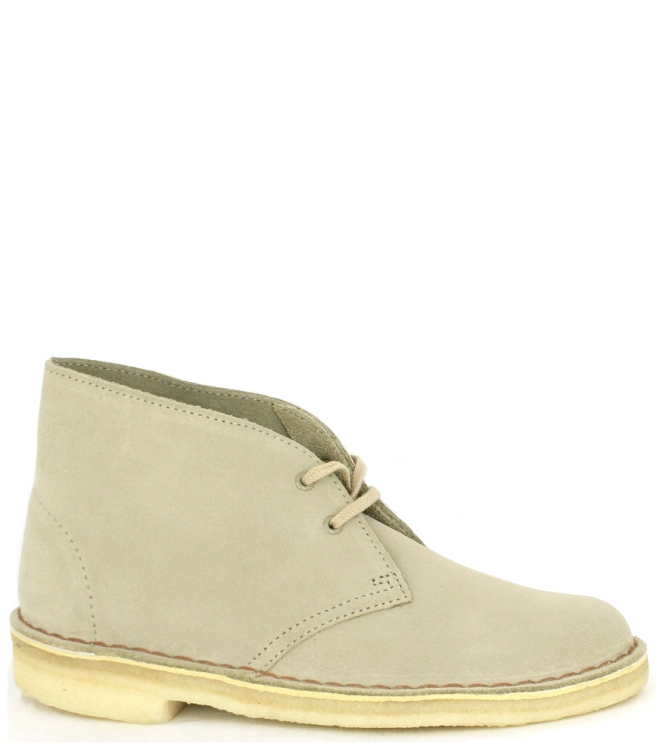 Clarks Veterboot <span>261069414 Desert Boot Sand Suede</span> 261069414 Desert Boot Sand Suede beige - www.bremmerschoenen.info - Bremmer Schoenen