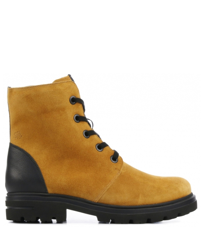 Hartjes Veterboot <span>150172/50,01</span> 150172/50,01 geel - www.bremmerschoenen.info - Bremmer Schoenen