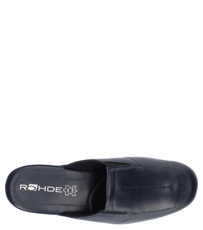 ROHDE PANTOFFEL OPEN <span>6142 56</span> 6142 56 blauw - www.bremmerschoenen.info - Bremmer Schoenen