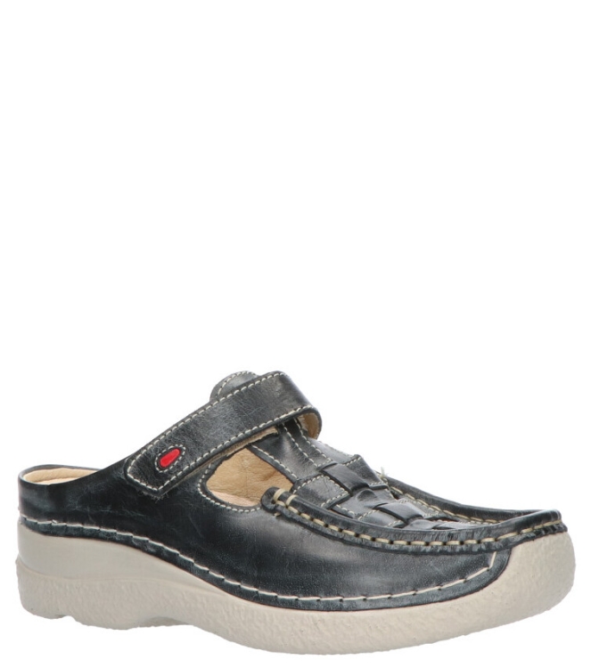WOLKY <span>6237 Roll-summer 307 Black summer Arizona lea</span> 6237 Roll-summer 307 Black summer Arizona lea zwart - www.bremmerschoenen.info - Bremmer Schoenen