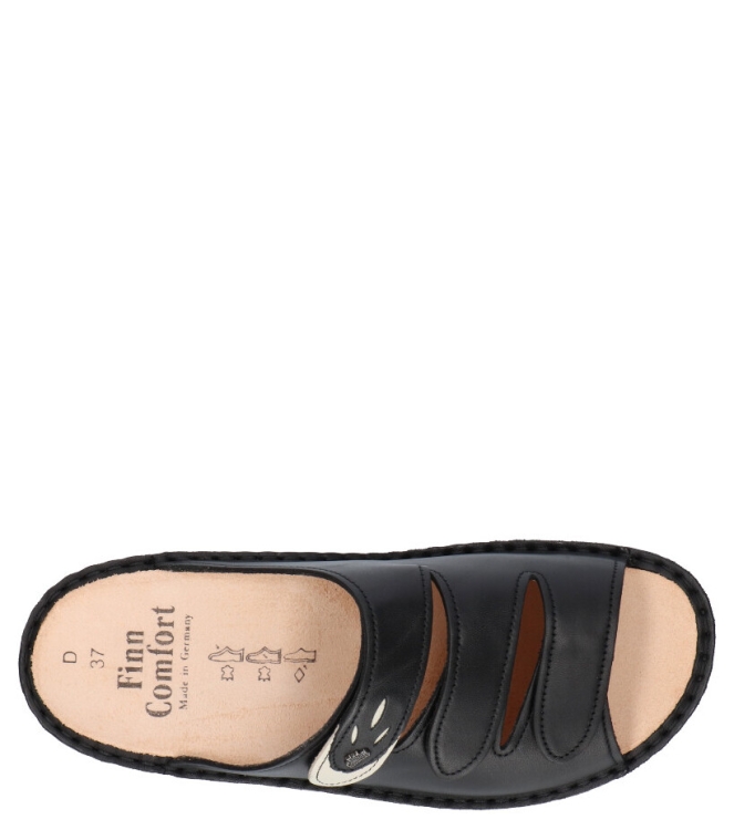 Finn Comfort slipper <span>2554 900418 KOS</span> 2554 900418 KOS zwart - www.bremmerschoenen.info - Bremmer Schoenen