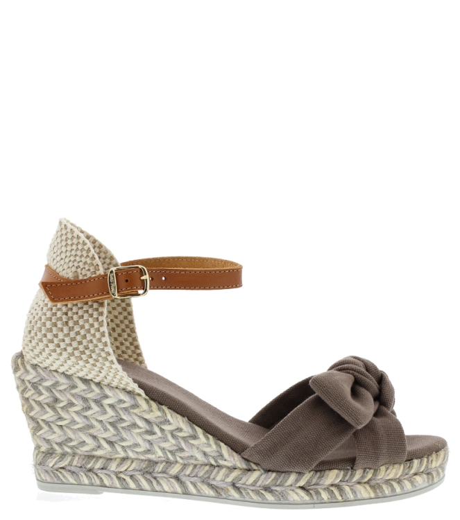 Toni Pons Sandaal <span>Carina-LO taupe canvas</span> Carina-LO taupe canvas beige - www.bremmerschoenen.info - Bremmer Schoenen
