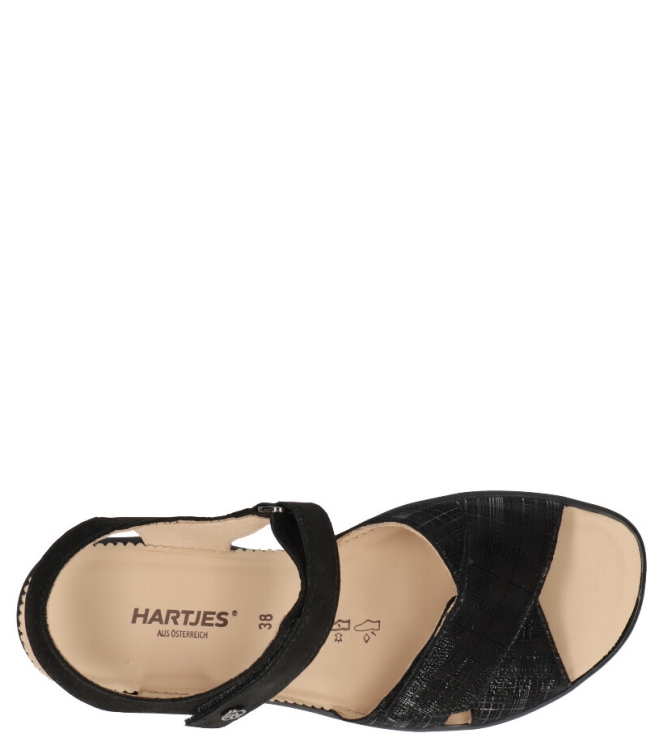 Hartjes sandaal <span>19932 1/1</span> 19932 1/1 zwart - www.bremmerschoenen.info - Bremmer Schoenen