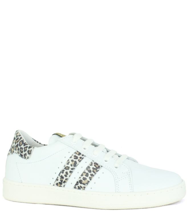 Clic! Sneaker <span>9756/B Ciervo jaguar blanco</span> 9756/B Ciervo jaguar blanco wit - www.bremmerschoenen.info - Bremmer Schoenen
