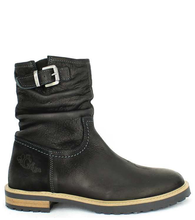 GIGA KORTE LAARS <span>7874 D11</span> 7874 D11 zwart - www.bremmerschoenen.info - Bremmer Schoenen