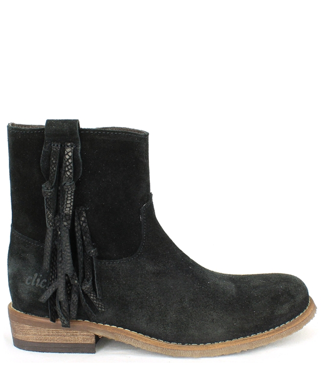 CLIC KORTE LAARS <span>8812 AFELPADO</span> 8812 AFELPADO zwart - www.bremmerschoenen.info - Bremmer Schoenen