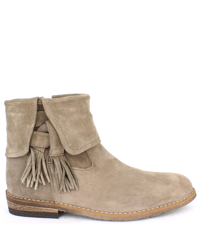 CLIC KORTE LAARS <span>9007.BASKET (SUEDE)</span> 9007.BASKET (SUEDE) beige - www.bremmerschoenen.info - Bremmer Schoenen