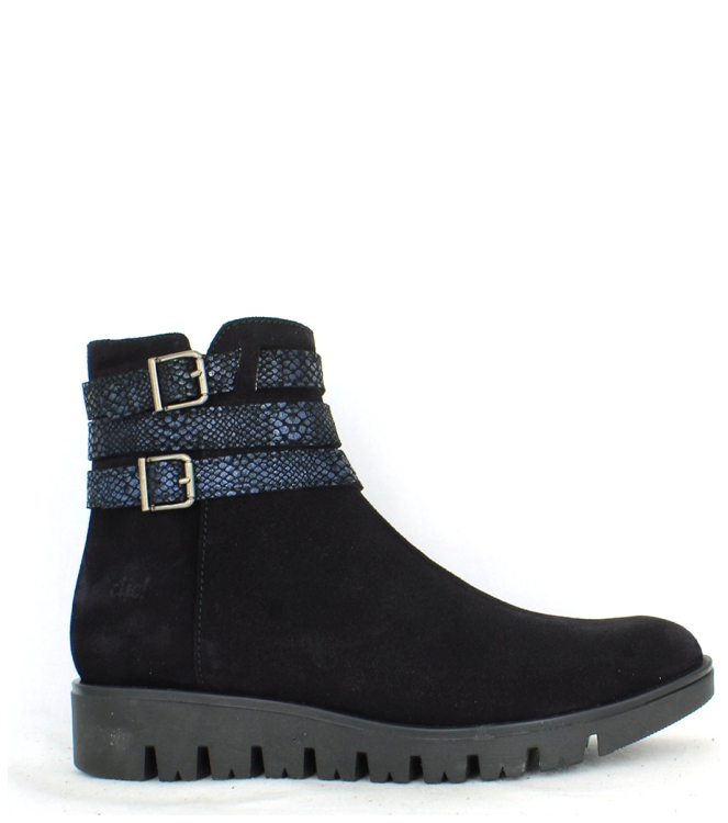CLIC! KORTE LAARS <span>CL-9219</span> CL-9219 blauw - www.bremmerschoenen.info - Bremmer Schoenen