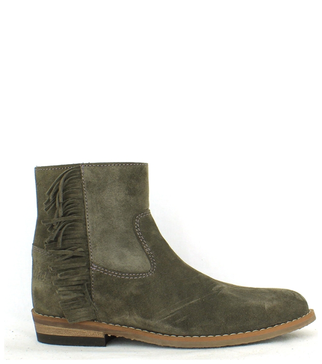 CLIC! KORTE LAARS <span>CL-9239-SUEDE</span> CL-9239-SUEDE grijs - www.bremmerschoenen.info - Bremmer Schoenen