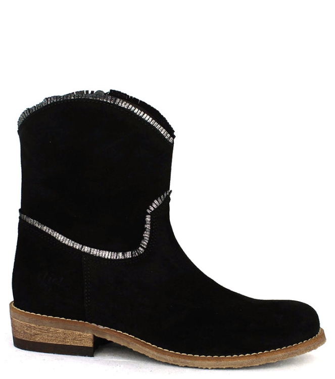 Clic! enkellaarsje <span>9577 Afelpado Negro</span> 9577 Afelpado Negro zwart - www.bremmerschoenen.info - Bremmer Schoenen