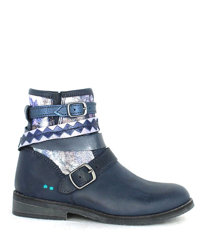 Bunnies JR Enkellaars <span>218870629</span> 218870629 blauw - www.bremmerschoenen.info - Bremmer Schoenen