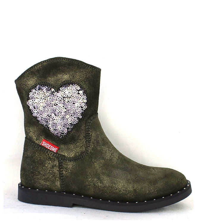 Shoesme enkellaars <span>S18W080-A</span> S18W080-A groen - www.bremmerschoenen.info - Bremmer Schoenen