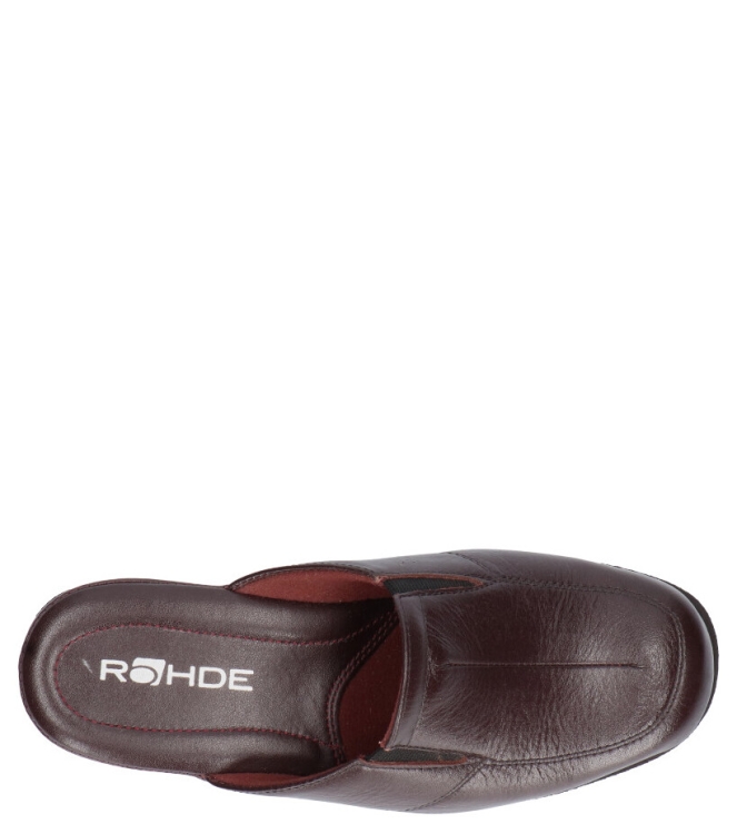 Rohde pantoffel <span>6142 48</span> 6142 48 bordeaux - www.bremmerschoenen.info - Bremmer Schoenen