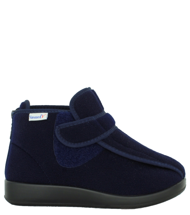 Varomed verbandpantoffel <span>60910.25 Meran Hoog</span> 60910.25 Meran Hoog blauw - www.bremmerschoenen.info - Bremmer Schoenen
