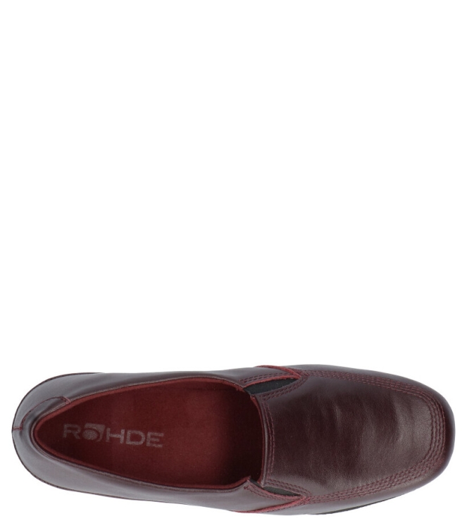 Rohde pantoffel <span>6303 48</span> 6303 48 bordeaux - www.bremmerschoenen.info - Bremmer Schoenen