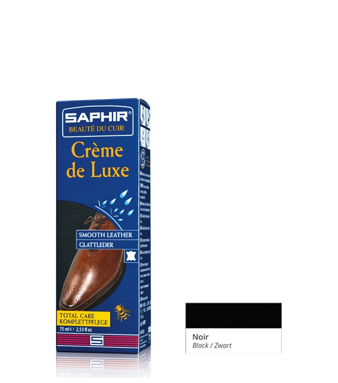 Saphir luxe schoencreme <span>Creme de luxe 01</span> Creme de luxe 01 zwart - www.bremmerschoenen.info - Bremmer Schoenen