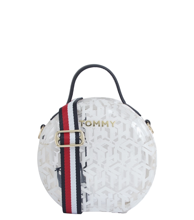 Tommy Hilfiger tas <span>AWOAW08303 OK4 Transparent</span> AWOAW08303 OK4 Transparent meerkleurig - www.bremmerschoenen.info - Bremmer Schoenen