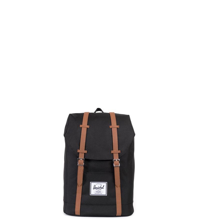 Herschel rugtas <span>Retreat Black 10066 00001 OS</span> Retreat Black 10066 00001 OS zwart - www.bremmerschoenen.info - Bremmer Schoenen