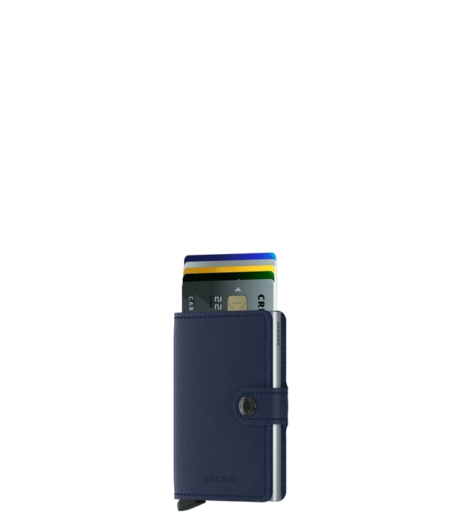 Secrid etui <span>MO Navy Miniwallet</span> MO Navy Miniwallet blauw - www.bremmerschoenen.info - Bremmer Schoenen