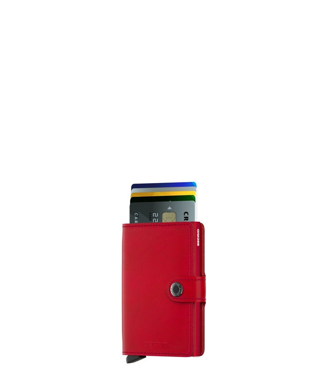 Secrid etui <span>MO Red Miniwallet</span> MO Red Miniwallet rood - www.bremmerschoenen.info - Bremmer Schoenen