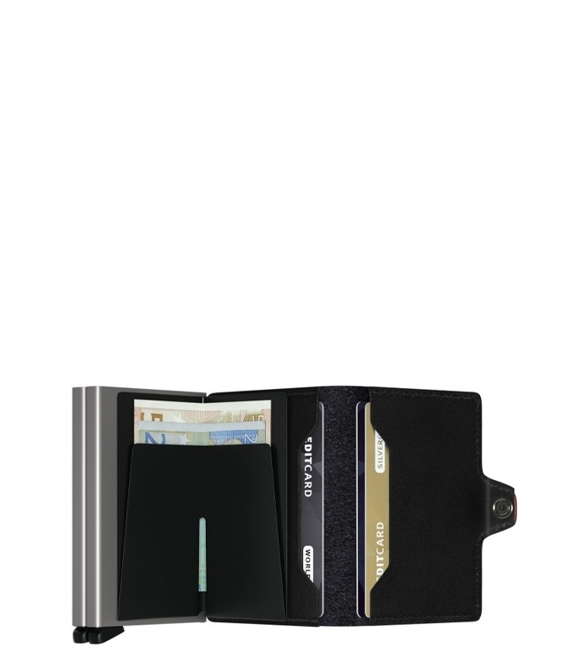 Secrid etui <span>TO Black Twinwallet</span> TO Black Twinwallet zwart - www.bremmerschoenen.info - Bremmer Schoenen