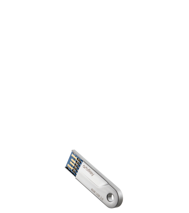 Orbitkey USB 8GB <span>ADDO-2-8GB</span> ADDO-2-8GB zilver - www.bremmerschoenen.info - Bremmer Schoenen