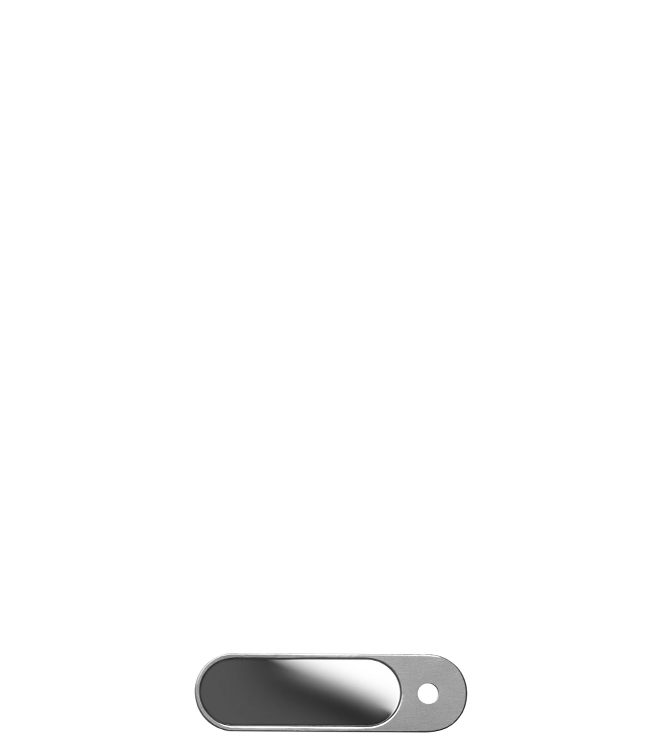 Orbitkey nail file &amp; mirror <span>ADDO-1-NFM</span> ADDO-1-NFM zilver - www.bremmerschoenen.info - Bremmer Schoenen