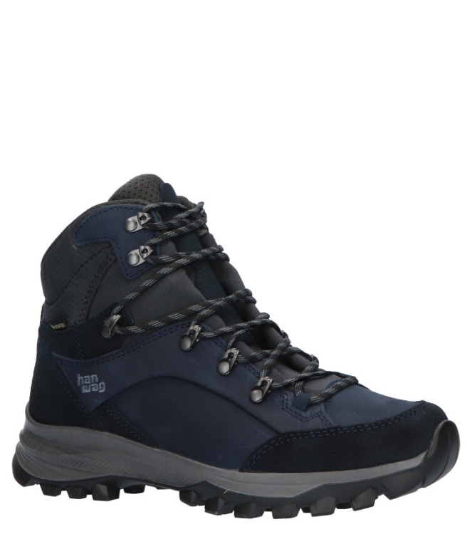 Hanwag Wandelschoen <span>203001-007064 Banks Lady GTX</span> 203001-007064 Banks Lady GTX blauw - www.bremmerschoenen.info - Bremmer Schoenen